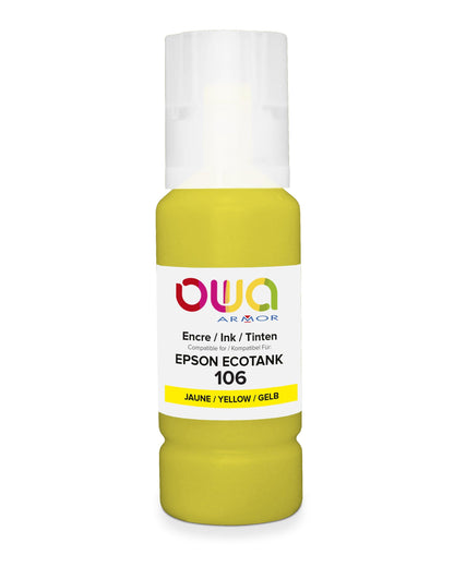 EPSON 106 - bouteille d'encre compatible - Jaune - Cartouchify