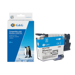 Brother LC527XLC Cartouche Cyan compatible · G&G