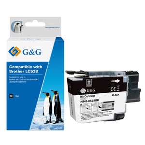 Brother LC528BK Cartouche Noir compatible · G&G