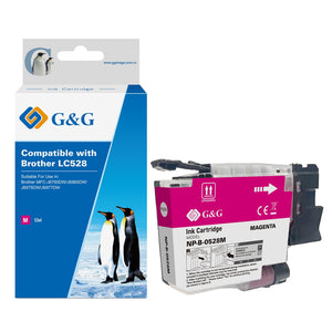 Brother LC528M Cartouche Magenta compatible · G&G