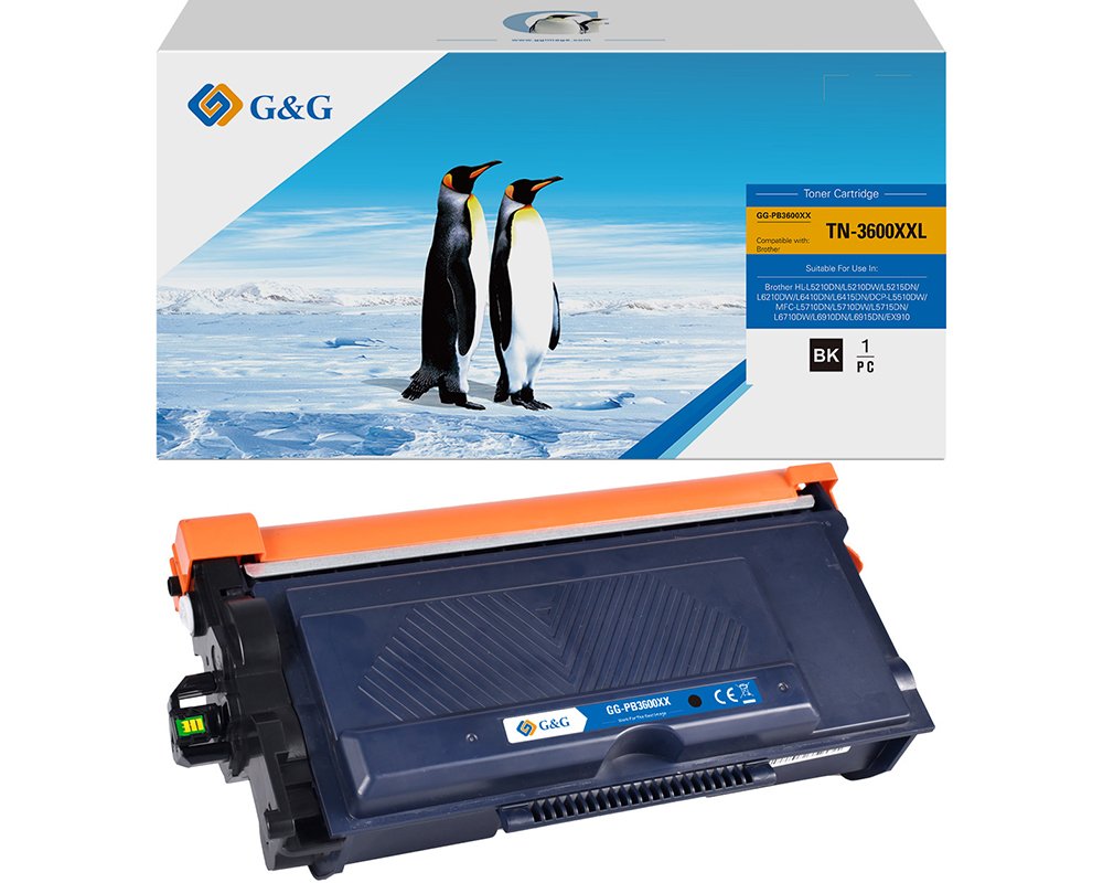 Brother TN3600XXL Toner Noir compatible · G&G