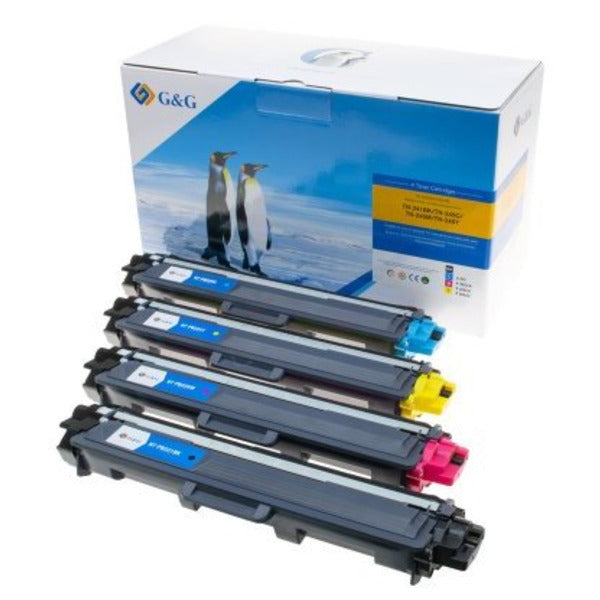Brother TN245C Toner Pack 4 Couleurs compatible · G&G