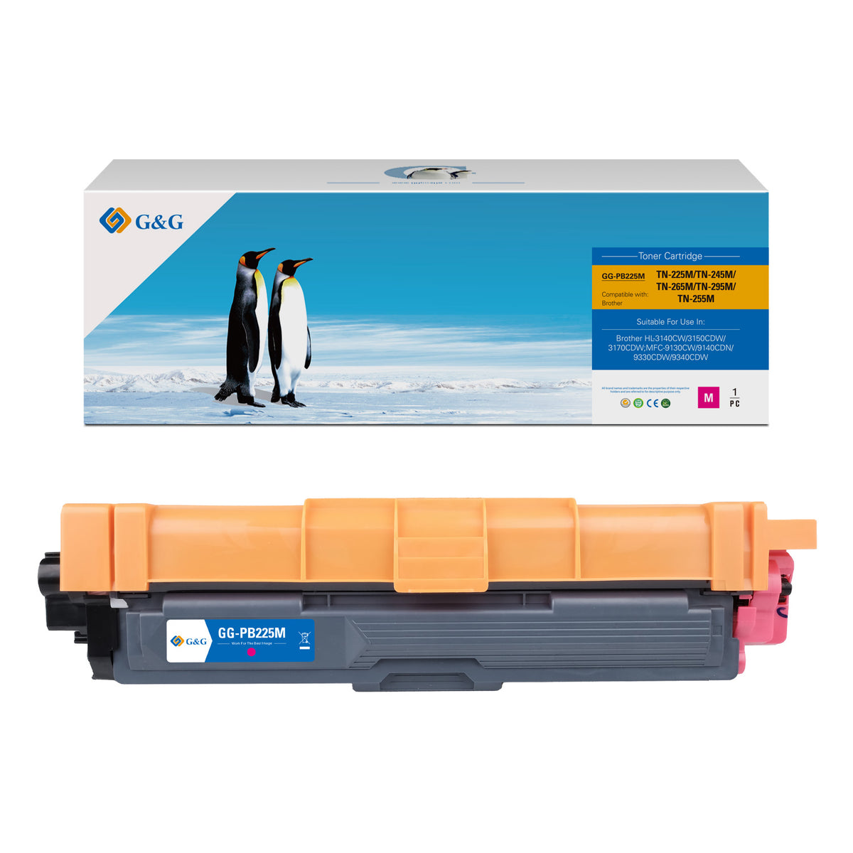 Brother TN245M Toner Magenta compatible · G&G