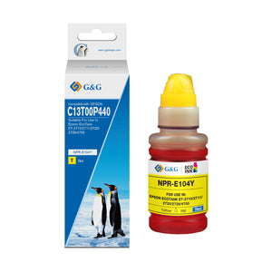 Epson 104 Bouteille encre Jaune compatible équivalent à C13T00P440 · G&G