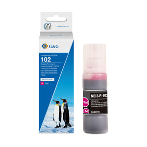 Epson 102 Bouteille encre Magenta compatible équivalent à C13T03R340 · G&G