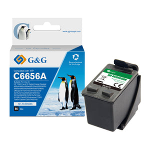 HP 56 Cartouche Noir compatible équivalent à C6656AE · G&G