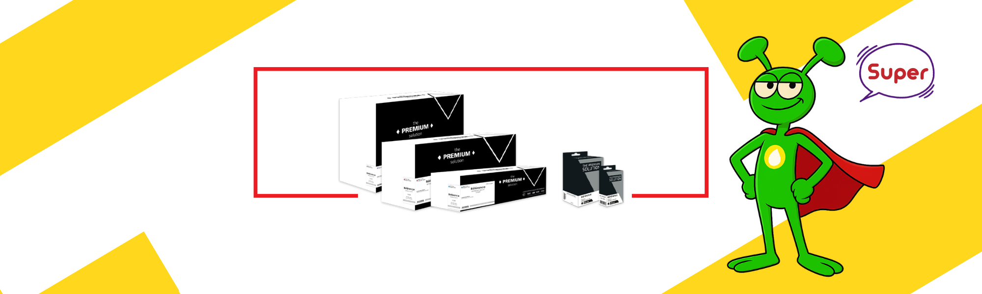 Promotion 2+1 Offert The Premium Soluton cartouches et toners