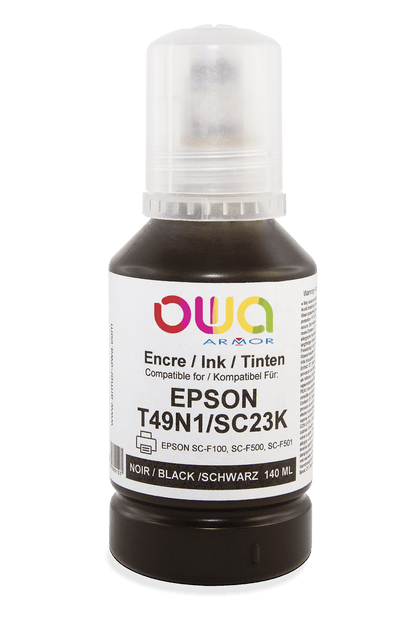 EPSON T49N - bouteille d'encre compatible - Noir - Cartouchify
