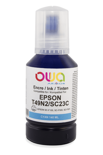 EPSON T49N - bouteille d'encre compatible - Cyan - Cartouchify