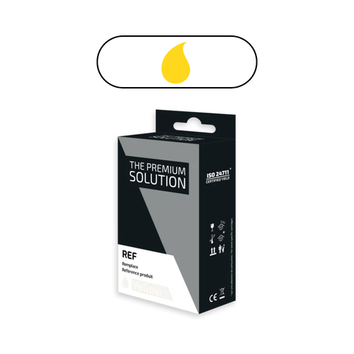 Cartouche Brother LC12E Jaune compatible - Jet d’encre The Premium Solution