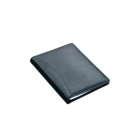 Alassio, Serviette classeur ’BENACO’ A5 cuir nappa noir - Bagagerie professionnelle