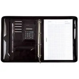 Alassio, Serviette classeur ’MASSA’ A4 similicuir noir