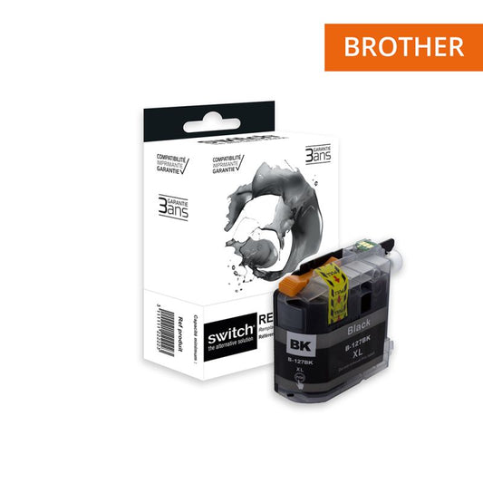 Cartouche Switch pour Brother LC127 Bk Noir