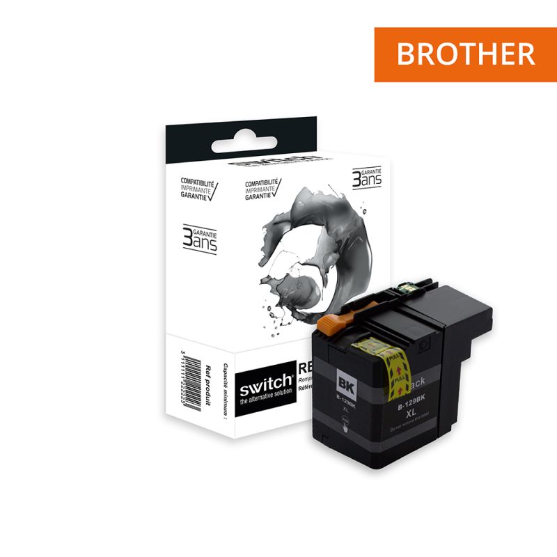 Cartouche Switch pour Brother LC129 Bk Noir