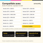 Imprimantes compatibles avec le toner Brother TN-2320 Noir