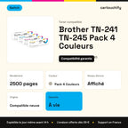 Brother TN-241 TN-245 Toner Pack 4 Couleurs compatible équivalent à TN-241, TN-245 · Switch : caractéristiques
