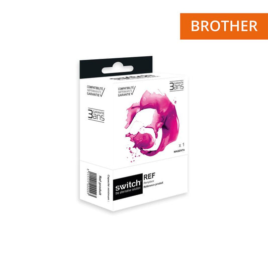 Cartouche Switch pour Brother LC3233M Magenta