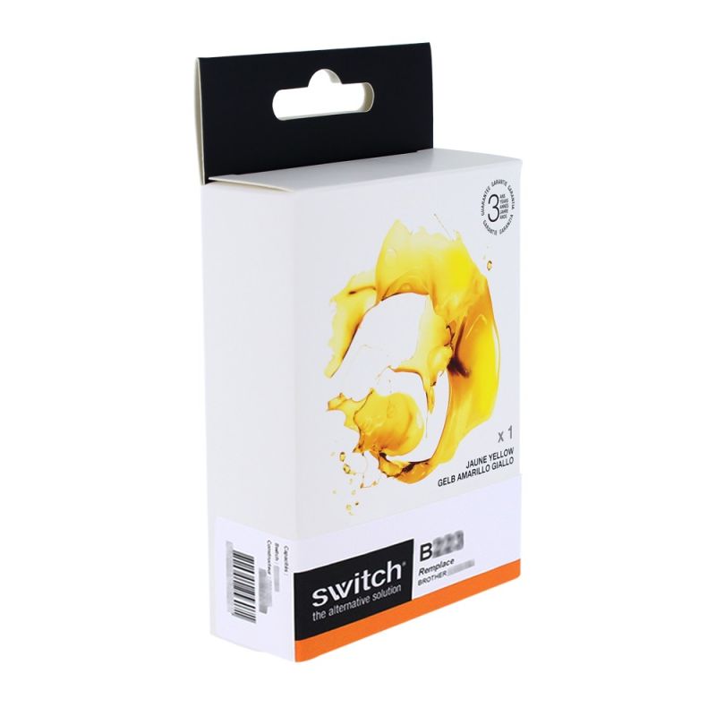 Cartouche Switch pour Brother LC900 Y Jaune