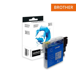 Brother 980/1100 Cartouche Cyan compatible équivalent à LC980 LC1100C · Switch