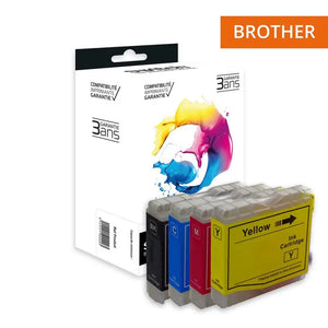 Brother 985 Cartouche Pack 4 Couleurs compatible équivalent à LC985 · Switch