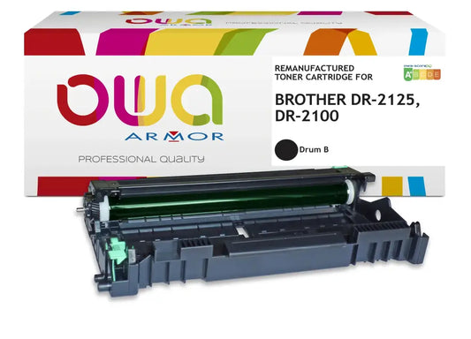 BROTHER DR-2100 - tambour remanufacturé OWA pour - Noir - Toner