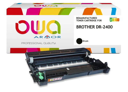 BROTHER DR-2400 - tambour remanufacturé OWA pour - Noir - Toner
