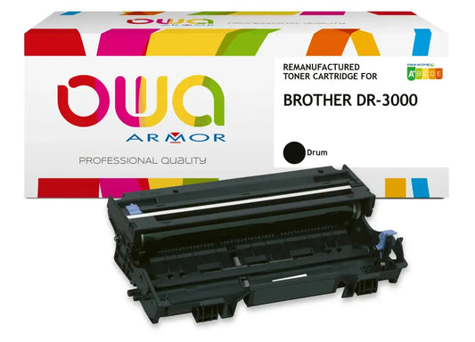 BROTHER DR-3000 - tambour remanufacturé OWA pour - Noir - Toner