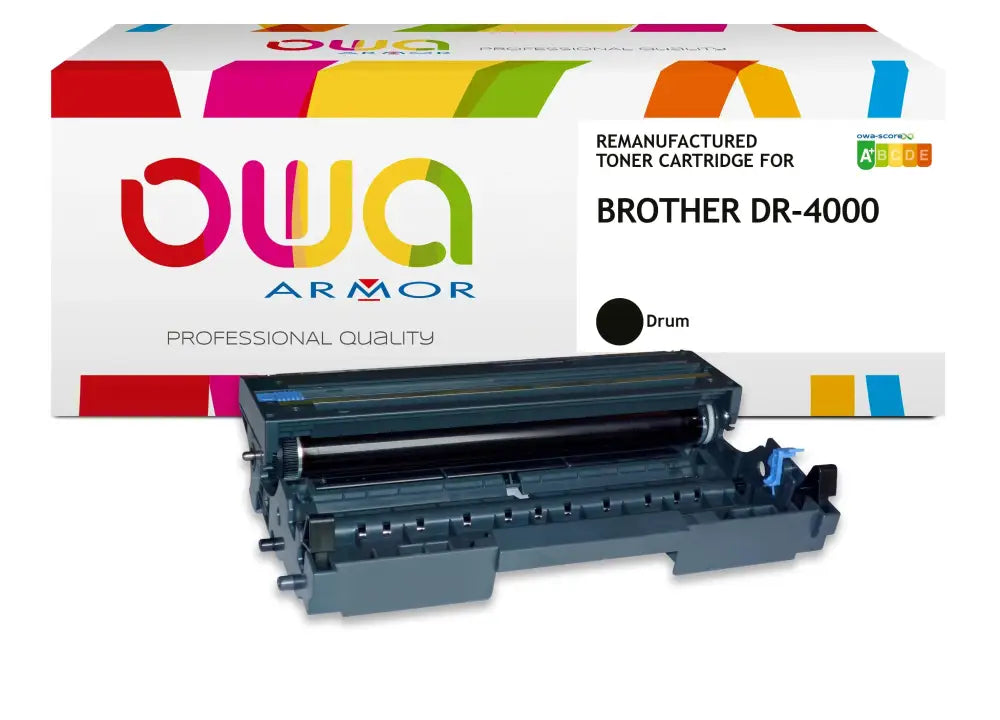 BROTHER DR-4000 - tambour remanufacturé OWA pour - Noir - Toner