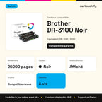 Brother DR-3100 Tambour Noir compatible équivalent à DR-520, 3100, 3115 · Switch : caractéristiques