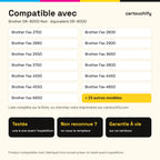 Imprimantes compatibles avec Brother DR-8000 Tambour Noir compatible · Switch