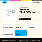Brother DR-8000 Tambour Noir compatible · Switch : caractéristiques
