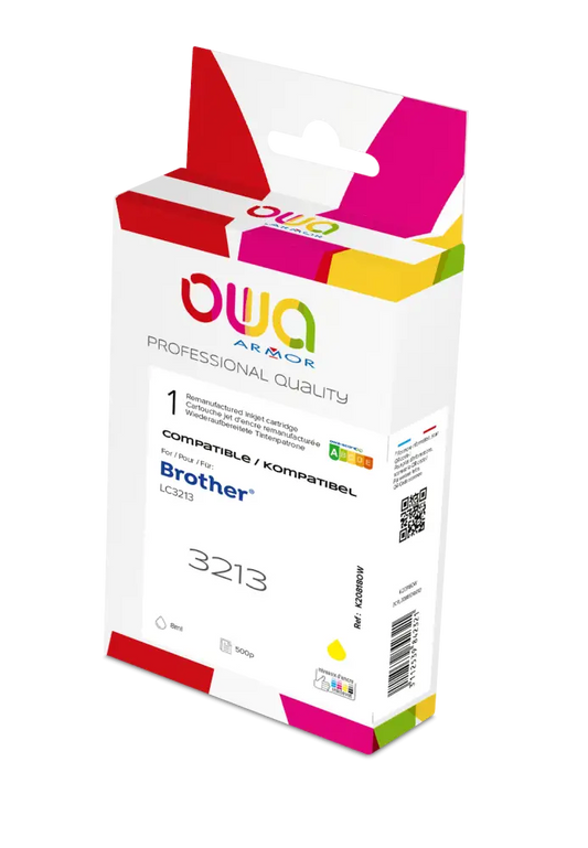 BROTHER LC-3213 - Cartouche compatible - Jaune - Jet d’encre remanufacturé OWA