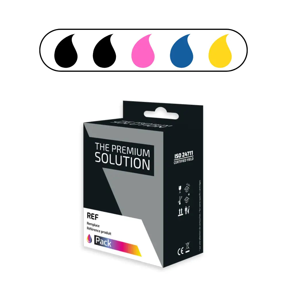 Cartouche Brother LC123 Pack 4 + 1 Offerte compatible - Jet d’encre The Premium Solution