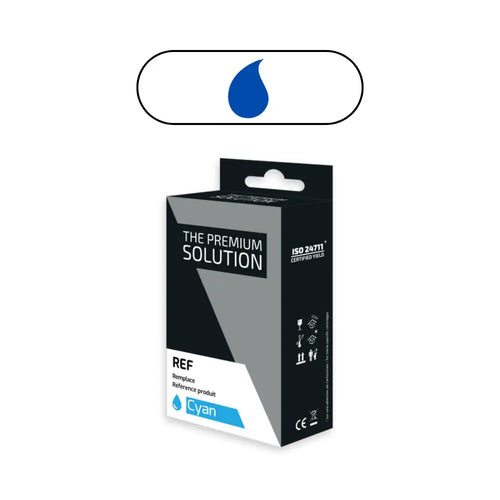 Cartouche Brother LC12E Cyan compatible - Jet d’encre The Premium Solution
