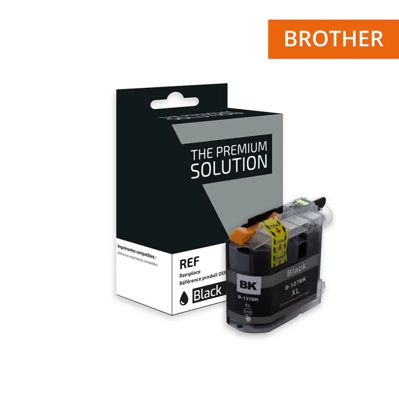 Brother 127 Cartouche Noir compatible équivalent à LC127B