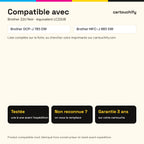 Imprimantes compatibles avec Brother 22U Cartouche Noir compatible équivalent à LC22UB · Switch