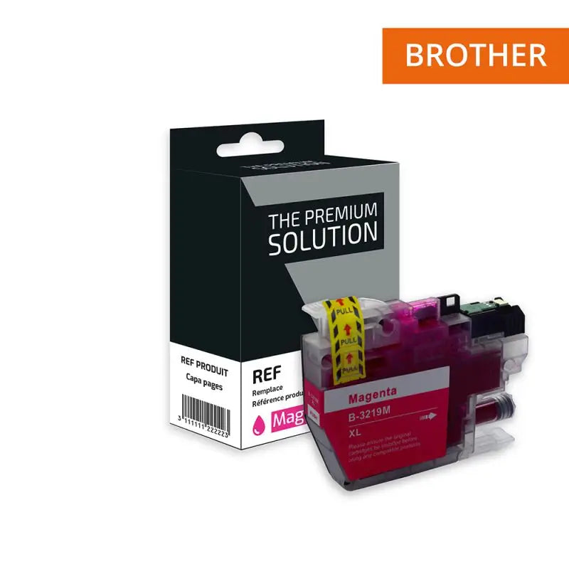 Brother 3219 Cartouche Magenta compatible équivalent à LC3219XLM
