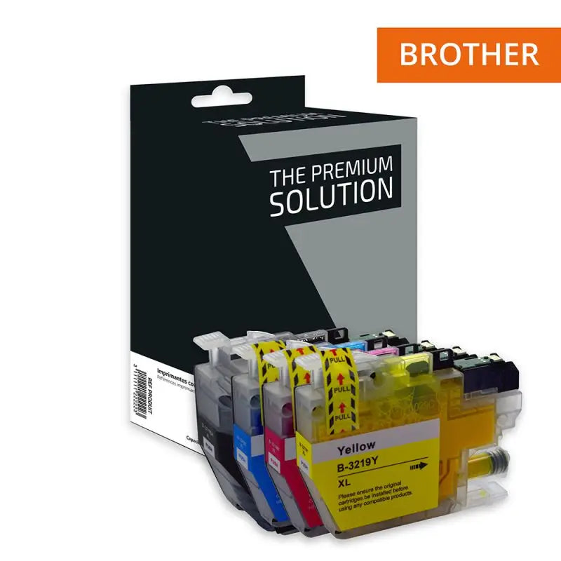 Brother 3219 Cartouche Pack 4 Couleurs compatible équivalent à LC3219XL