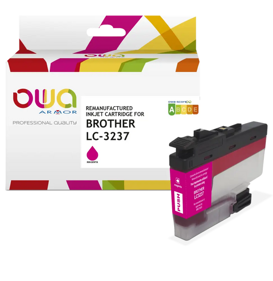 BROTHER LC3237 - Cartouche compatible - Magenta - Jet d’encre remanufacturé OWA