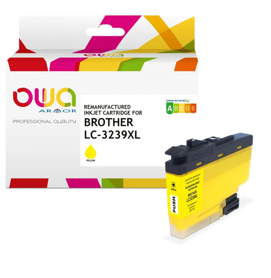 BROTHER LC3239XL - Cartouche compatible - haute capacité - Jaune - Jet d’encre remanufacturé OWA