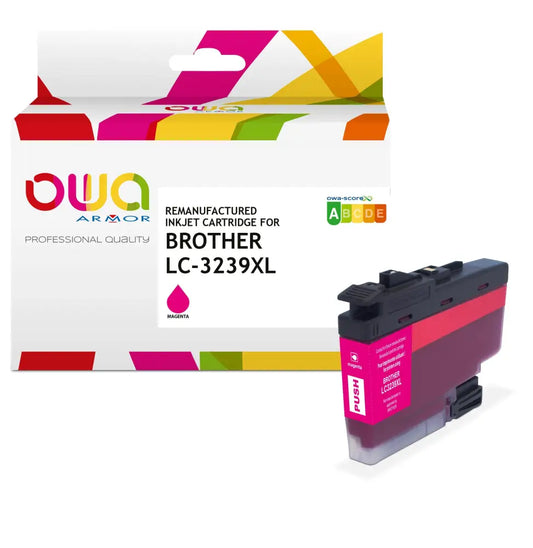 BROTHER LC3239XL - Cartouche compatible - haute capacité - Magenta - Jet d’encre remanufacturé OWA