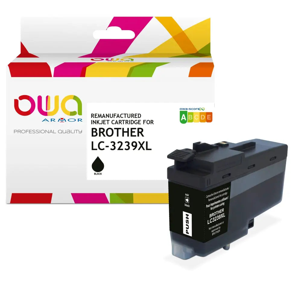 BROTHER LC3239XL - Cartouche compatible - haute capacité - Noir - Jet d’encre remanufacturé OWA