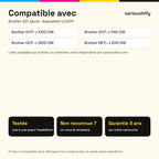 Imprimantes compatibles avec la cartouche Brother 421 Jaune