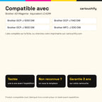 Imprimantes compatibles avec la cartouche Brother 421 Magenta