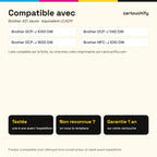 Imprimantes compatibles avec la cartouche Brother 421 Jaune