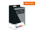 Brother 422 Cartouche Pack 4 Couleurs compatible équivalent à LC422VAL