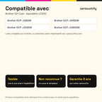 Imprimantes compatibles avec Brother 521 Cartouche Cyan compatible équivalent à LC521C · Switch