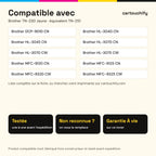 Imprimantes compatibles avec Brother TN-230 Toner Jaune compatible équivalent à TN-210, 240, 230 · Switch