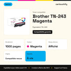Brother TN-243 Toner Magenta compatible · Switch : caractéristiques