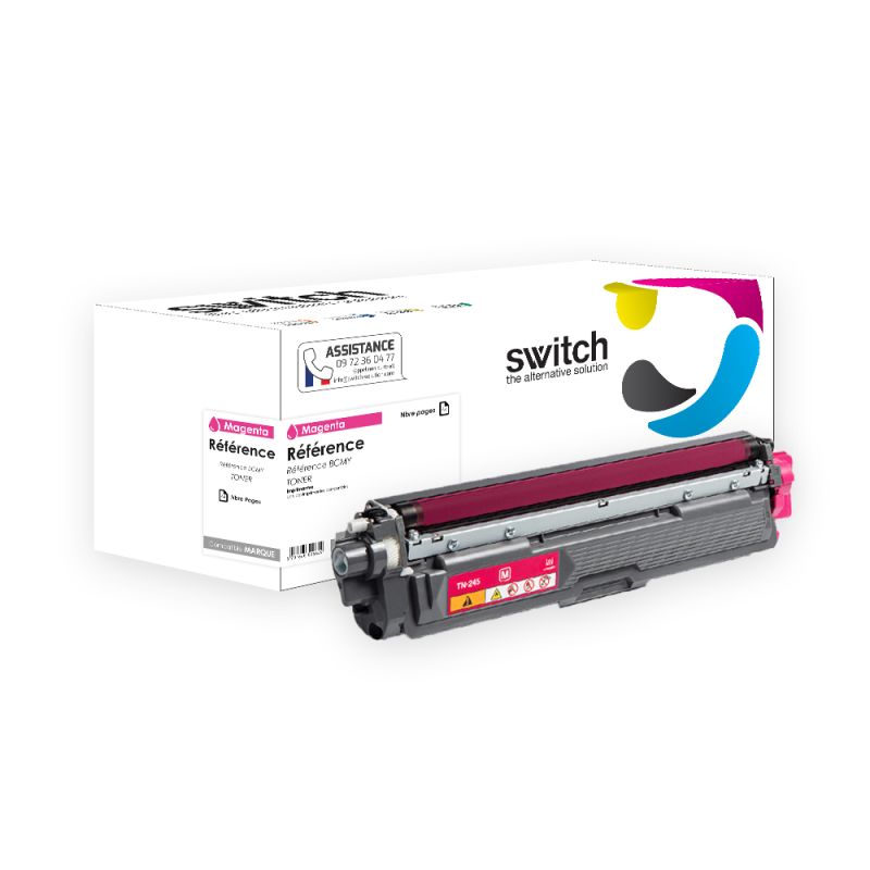 Brother PRO TN-245, Toner Magenta compatible · Switch